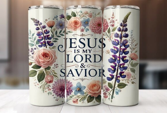 Christian Religious 20oz Tumbler Wrap Graphics