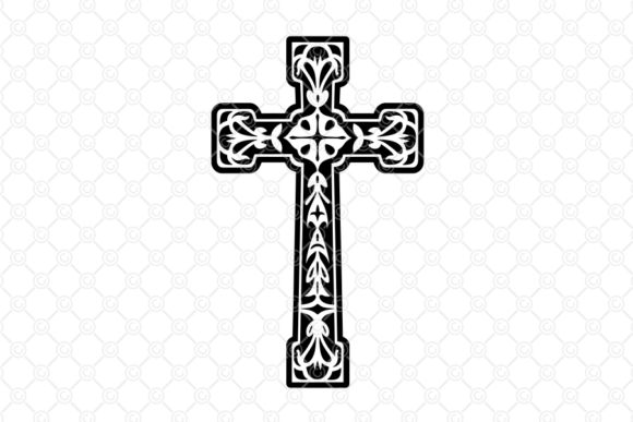 Holy Cross SVG, Christian Cross SVG 058 for Graphics and Crafts