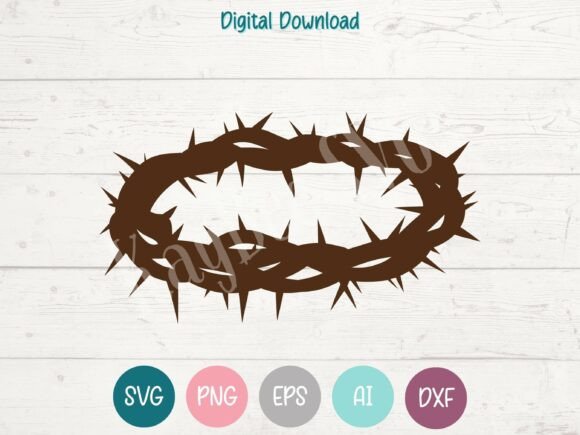 Jesus' Crown of Thorns: A Versatile Embroidery Design