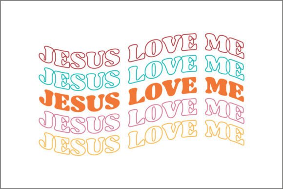 Jesus Love Me 2: A Versatile Graphics Asset for Crafts