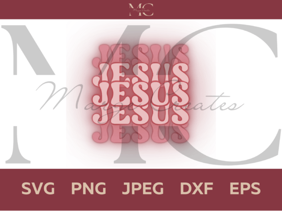Jesus SVG 5 Tiered Pink: A Versatile Graphic for Crafts and Branding